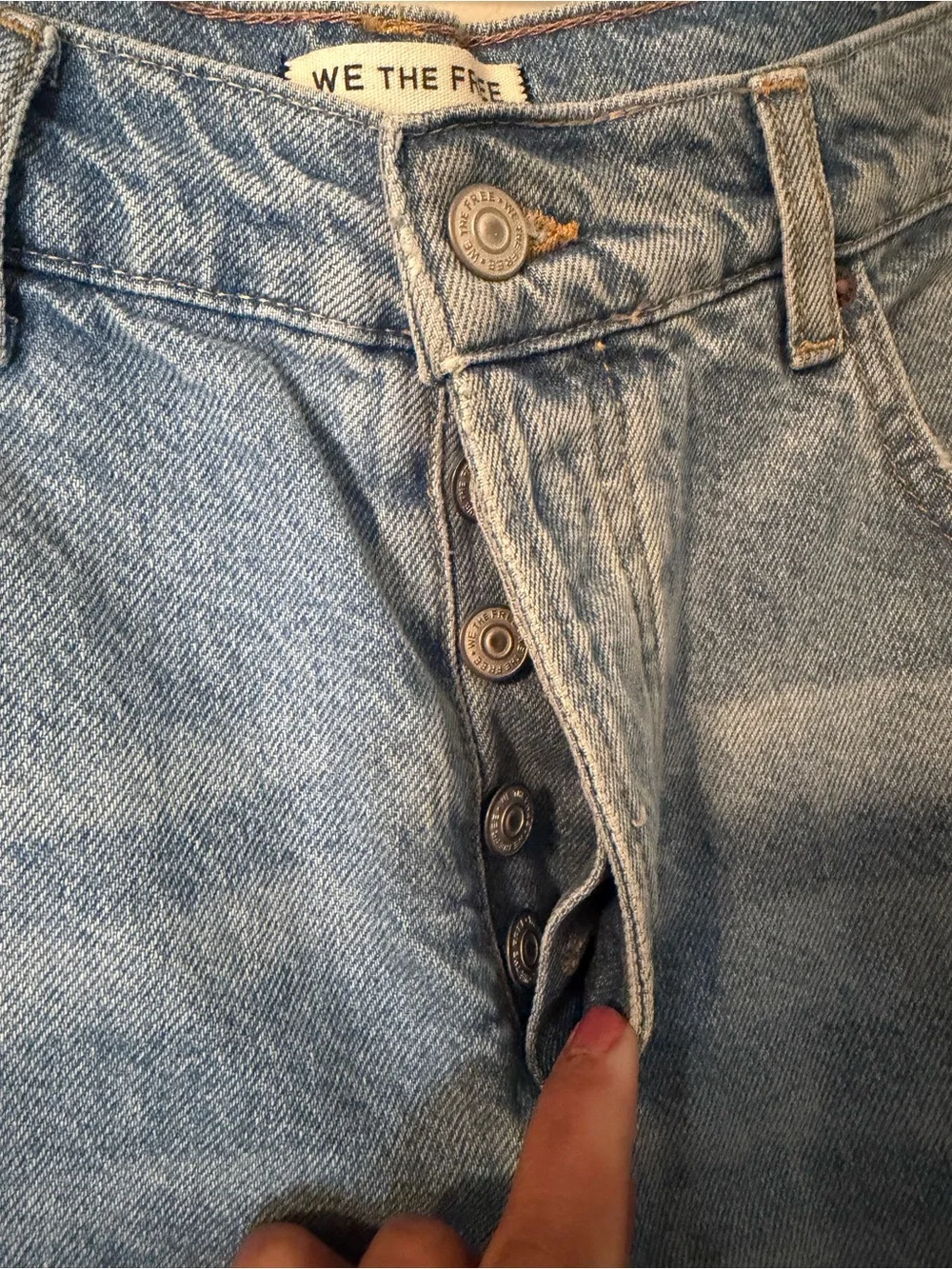 Free People Montana Denim Shorts Blue Size 29